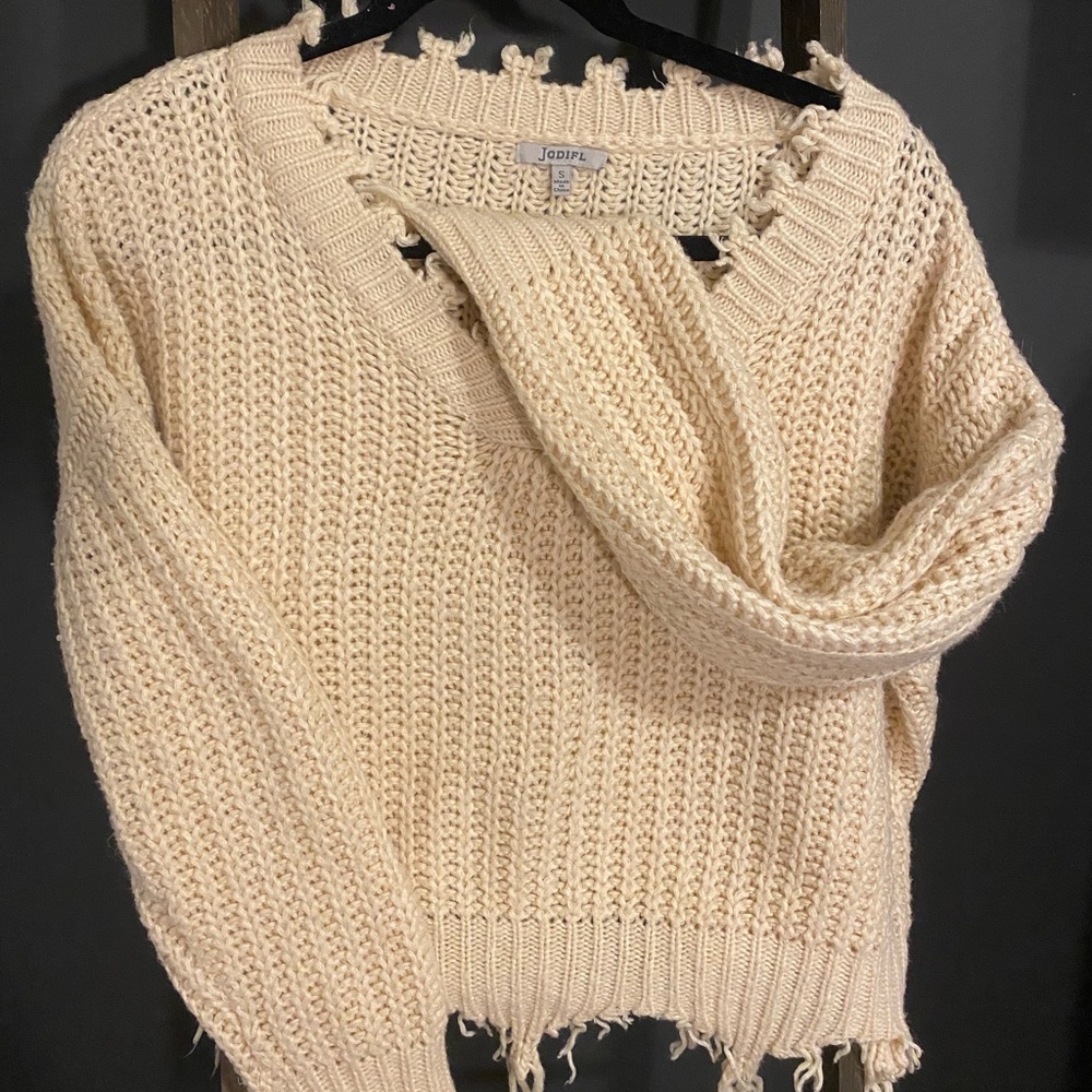 Slouchy sweater (crop top)
